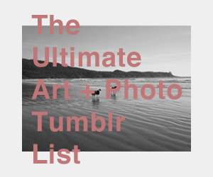 the ultimate art and photo tumblr list