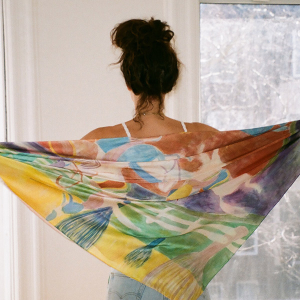 Contemporary Artists Create Silk Scarves for Massif Central – BOOOOOOOM ...
