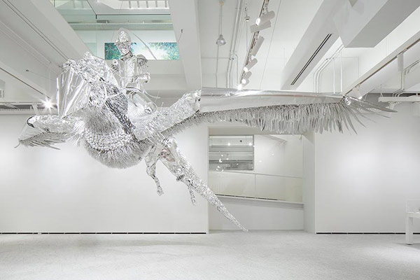 aluminum foil sculpture