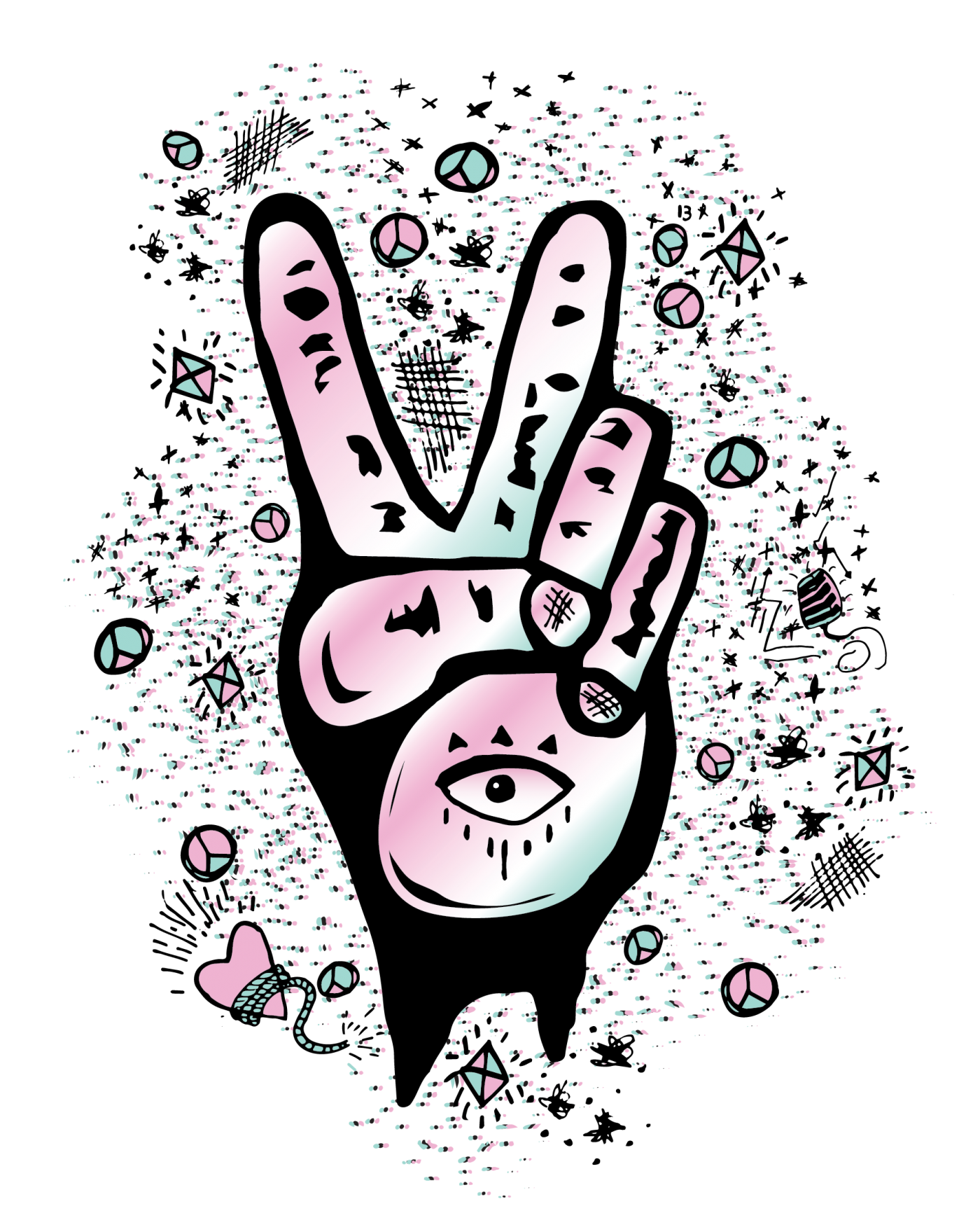 Peace Fingers – BOOOOOOOM! – CREATE * INSPIRE * COMMUNITY * ART ...