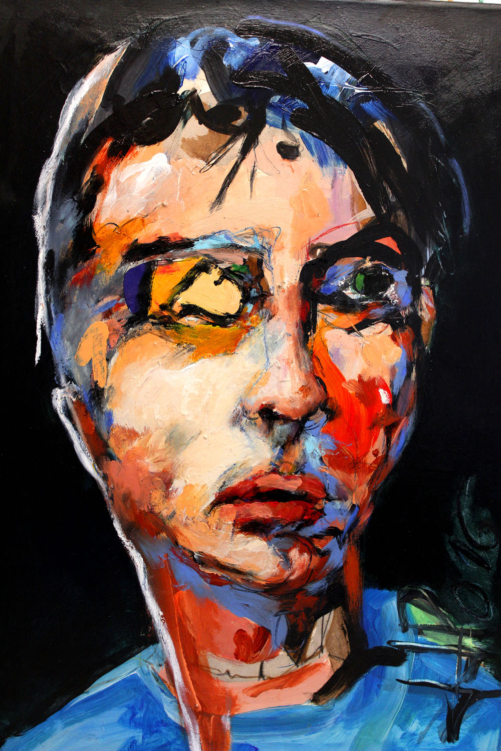 Neo expressionist  portrait paintings BOOOOOOOM CREATE 